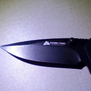 Ozark Trail Black Folding Knife - Tactical Blade